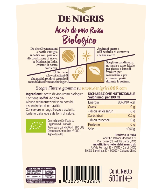 Aceto di vino rosso