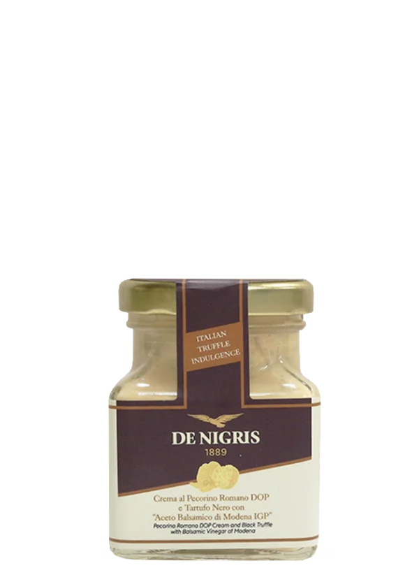 Crema al Pecorino Romano DOP e Tartufo Nero De Nigris 1889