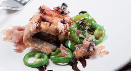 Trout with Italian Pepper and Balsamic Vinegar