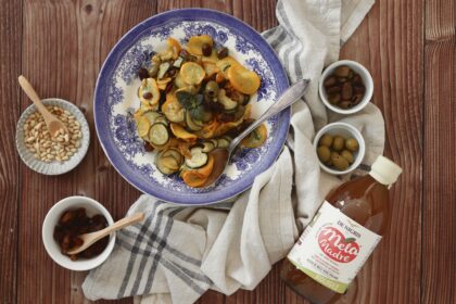 Caponata di zucchine e menta