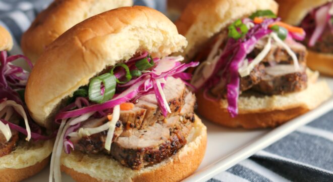 Balsamic and Honey Pork Sliders