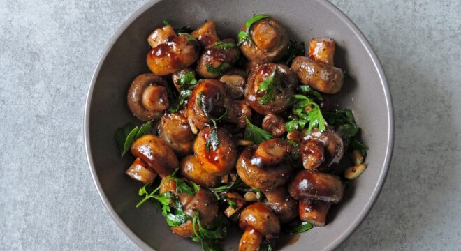 Balsamic Honey Mushrooms