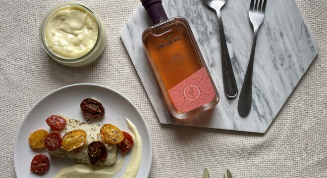 Filetto di Baccalà con Maionese al Rosé di Modena