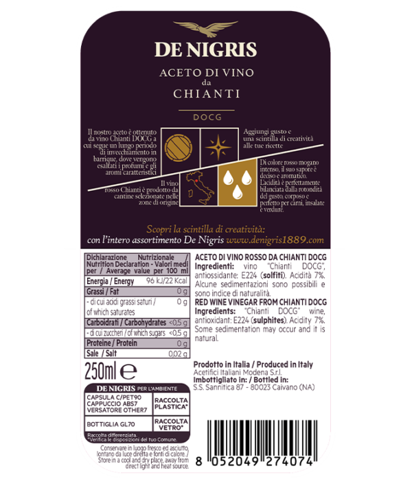 Aceto di Vino Rosso da Chianti - immagine 2
