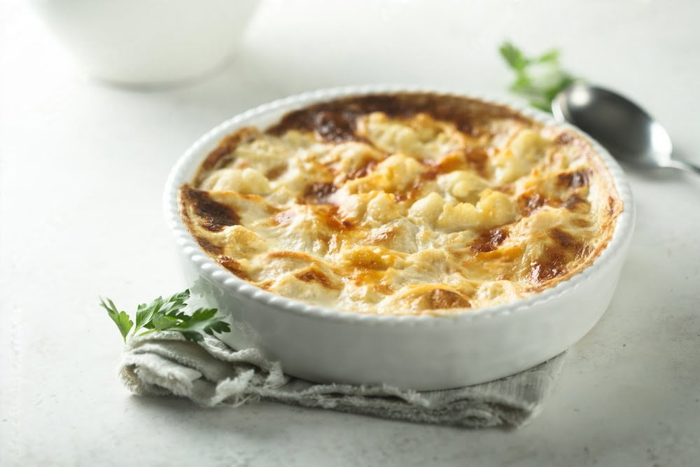 Cauliflower Cheese with Apple Cider Vinegar - De Nigris 1889