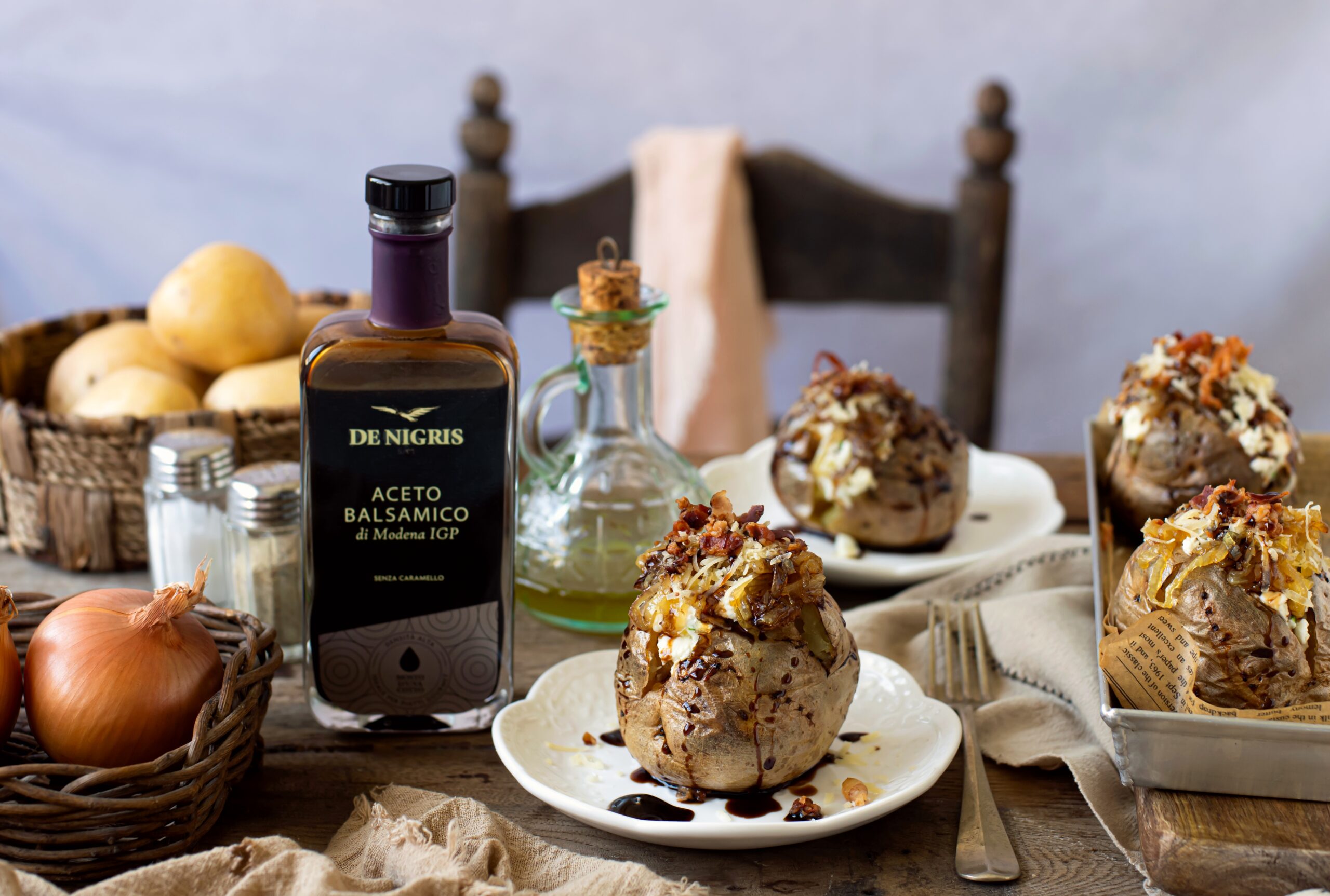 Jacket Potatoes con un tocco di Aceto Balsamico di Modena IGP
