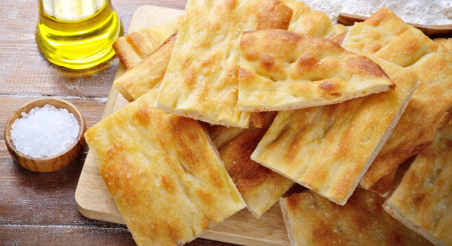 Focaccia with Dense & Fragrant Balsamic Vinegar