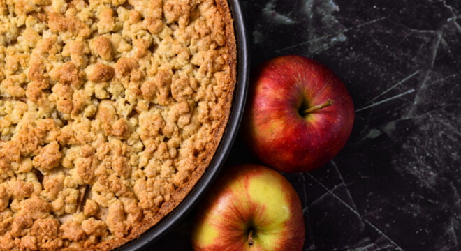 Coronation Crumble with Organic Apple Cider Vinegar