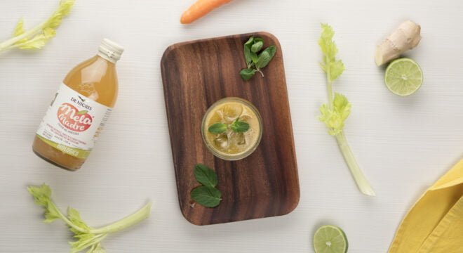 Centrifugato di Carota, Sedano e Zenzero