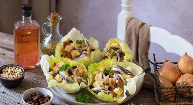 Panzanella “in Saor” con Condimento Agrodolce Rosèoro