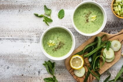 Chilled Cucumber and Mint Soup​_denigris_recipes