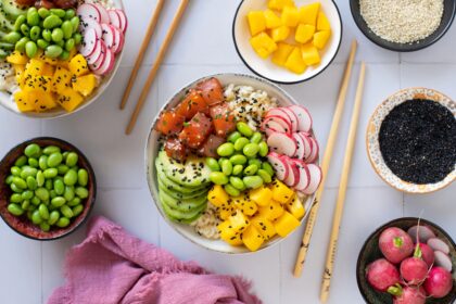 pokè bowl con salmone e fruttato al mango_denigris_recipes