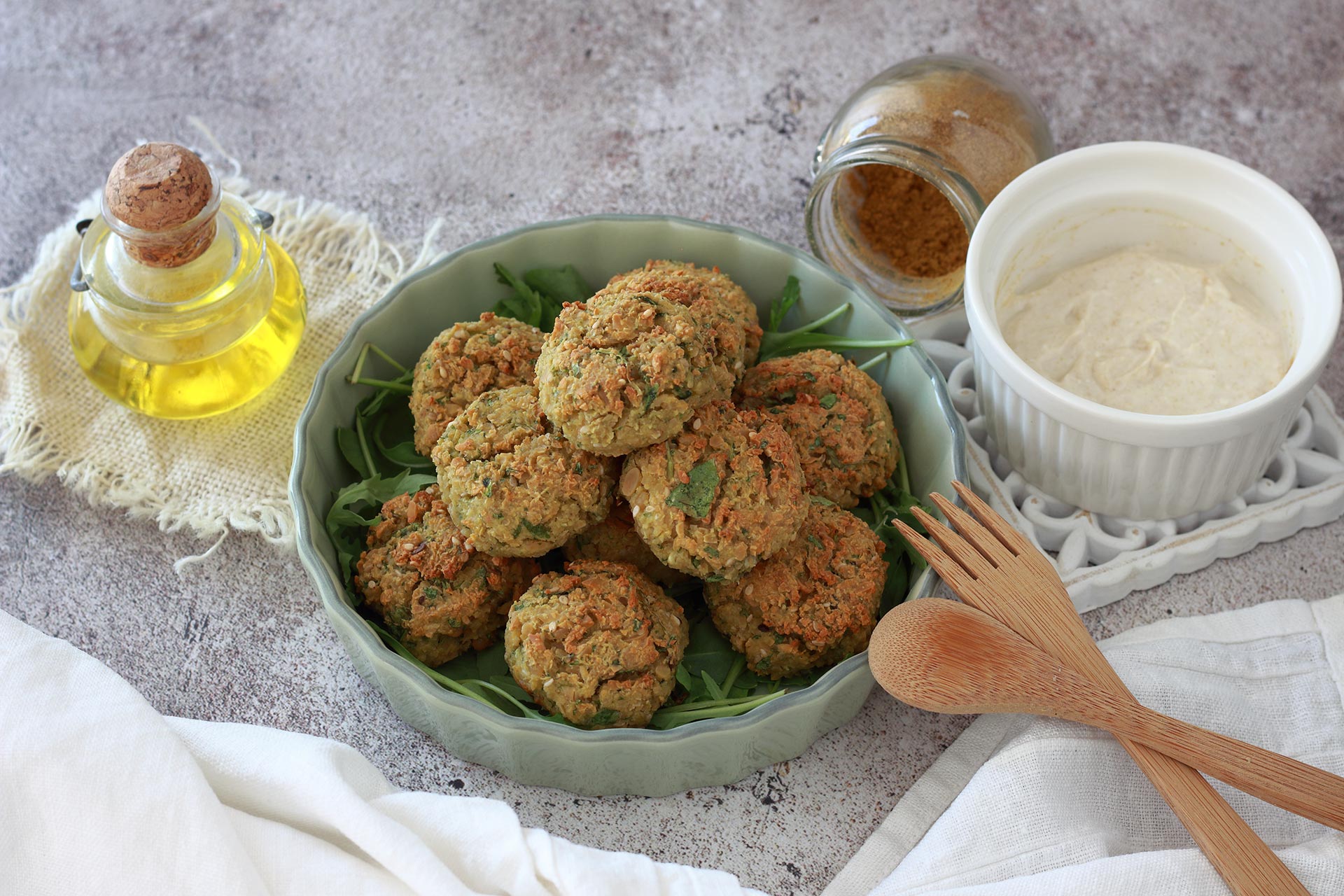 polpette di legumi al forno