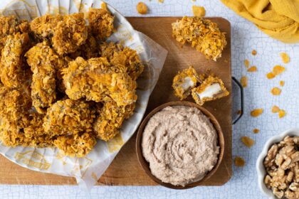 Mushroom Nuggets with Balsamic and Walnut Dipping​_denigris_recipes