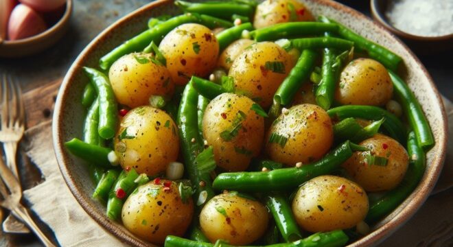 Warm Potato Salad with Organic Balsamic Vinegar 