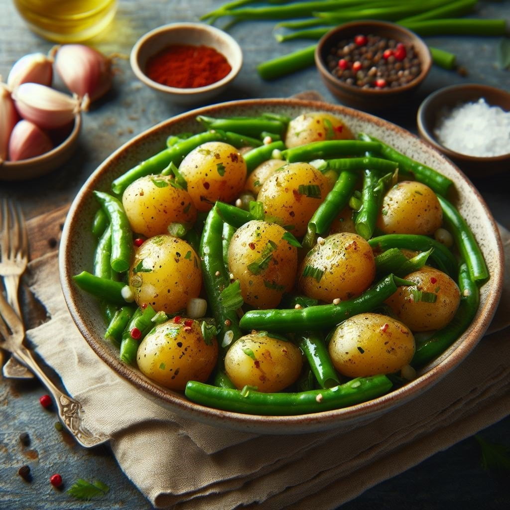 Warm Potato Salad with Organic Balsamic Vinegar  - De Nigris 1889