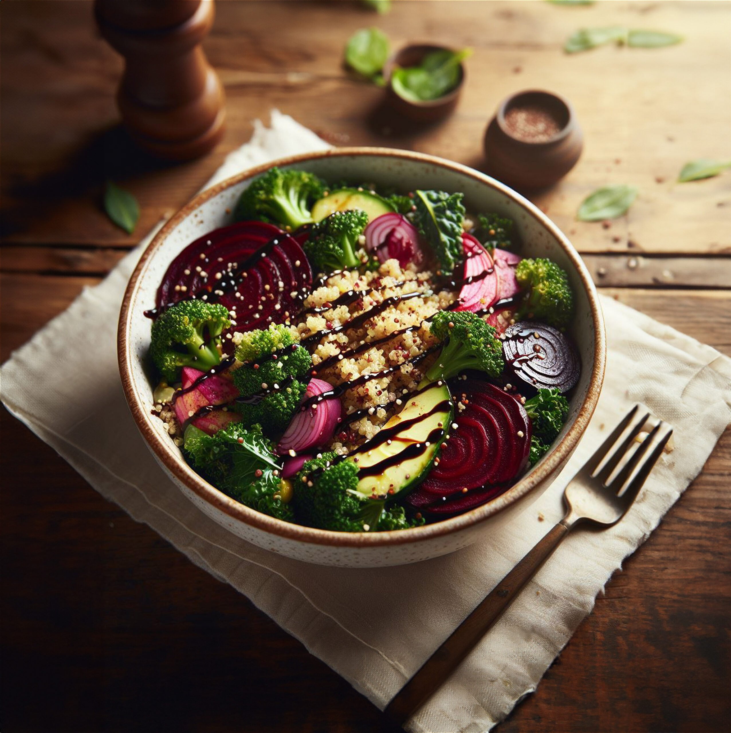 Vegan Buddha Bowls with Quinoa - De Nigris 1889