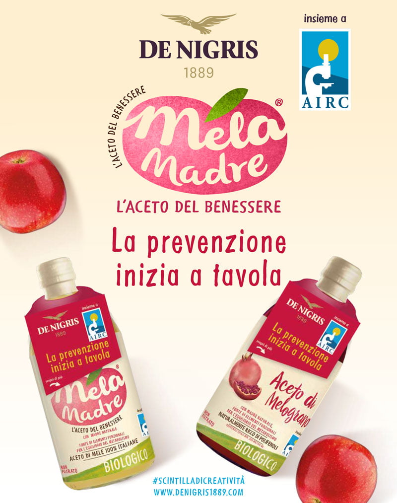 aceti del benessere inziativa De Nigris AIrc 