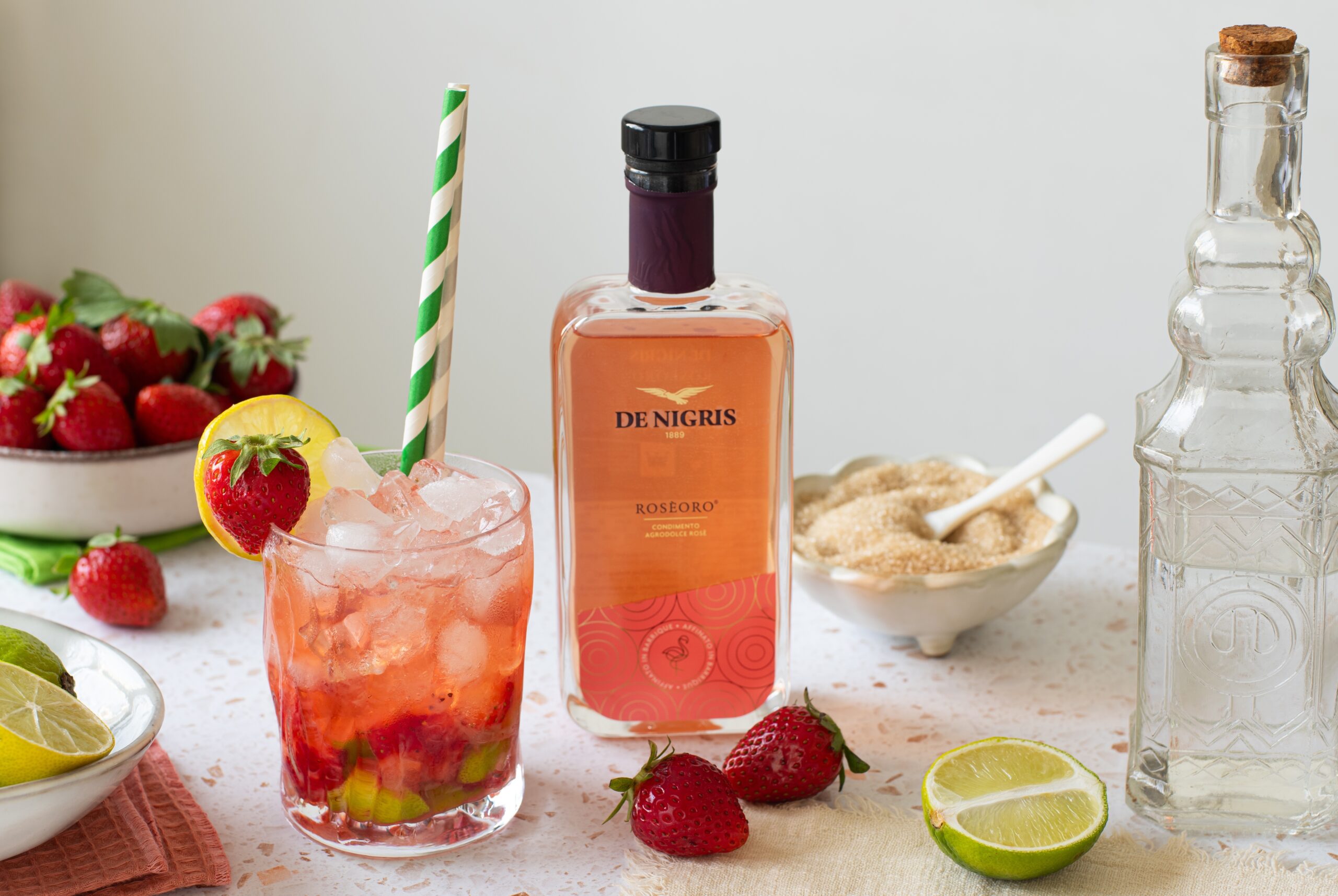 Caipiroska alla Fragola con Rosèoro